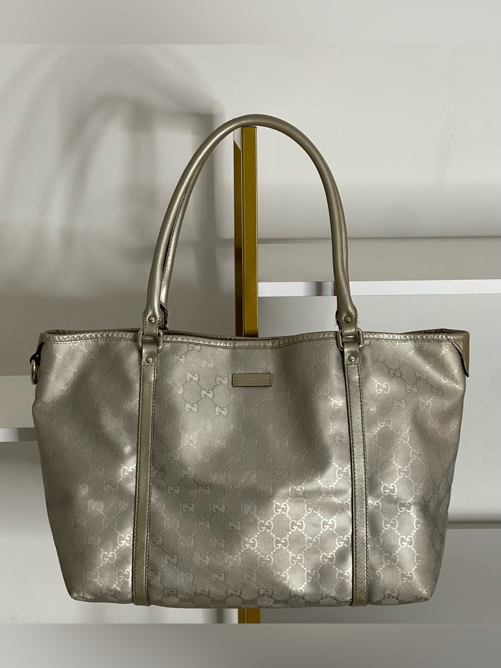 Gucci Metallic Tote